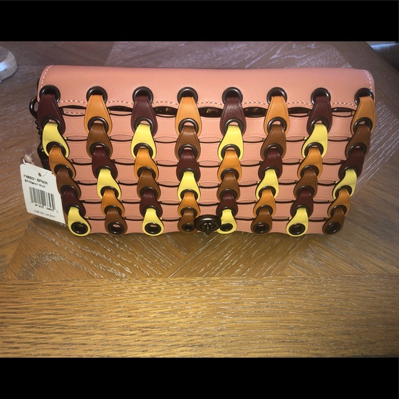 ‼️SOLD‼️🔸Dinky with Colorblock Coach Link Bag🔸 - Picture 4 of 6